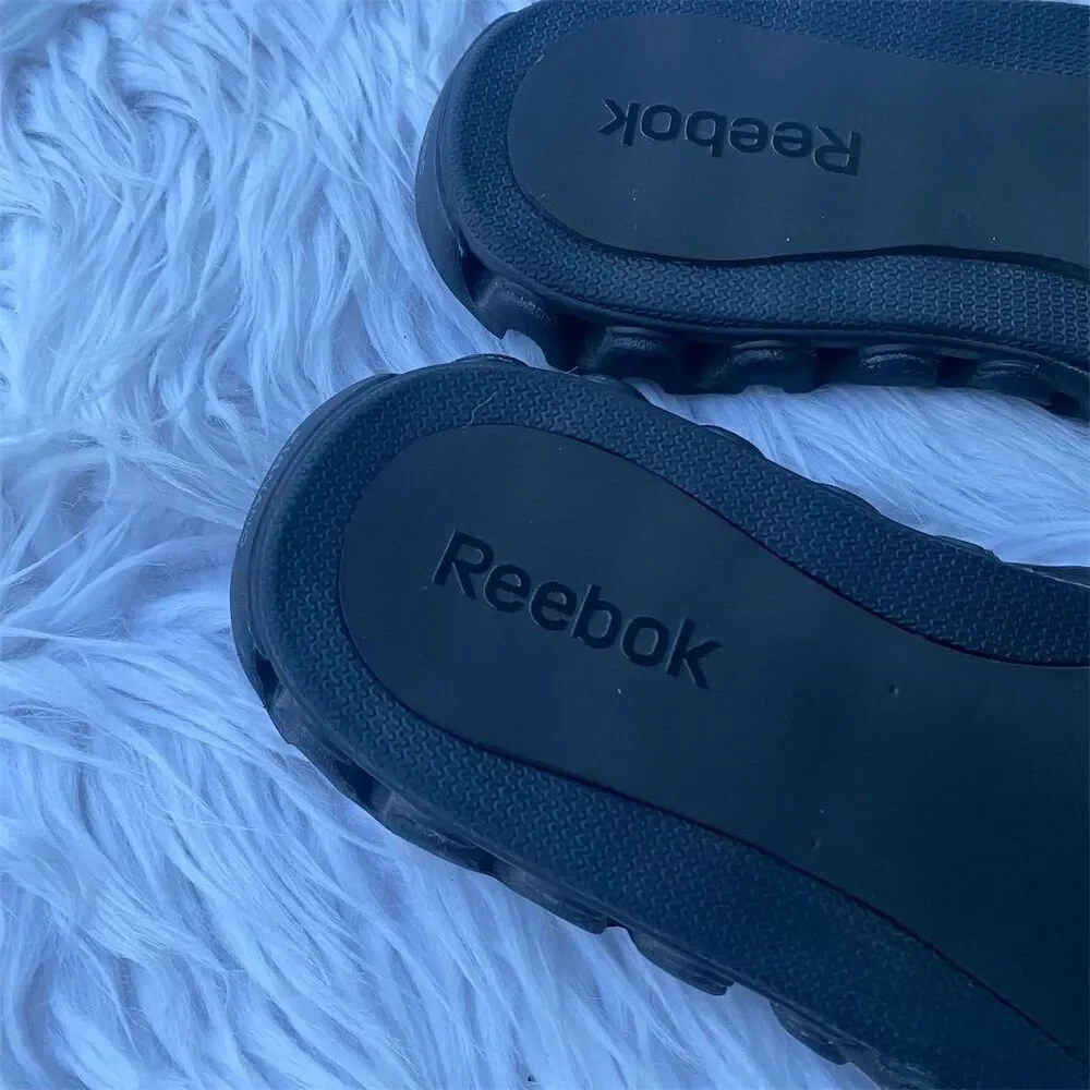 Reebok Men's Boston Bruins Slide Sandals Black Size 9 Team Logo